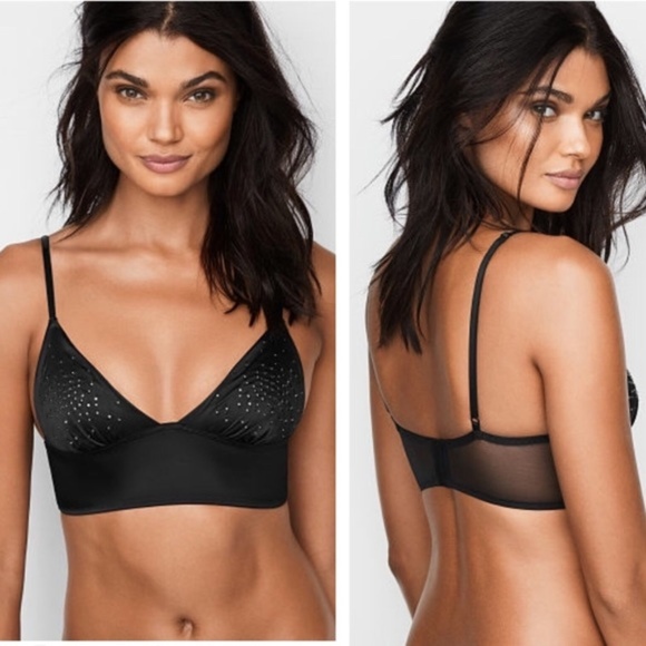 Victoria's Secret Other - Victorias Secret EMBELLISHED SATIN Bralette Size M